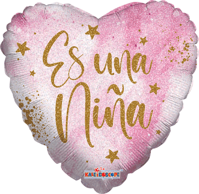 18" It's a Girl Watercolor