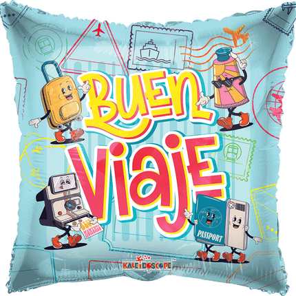 18" Bon Voyage Balloon Elements