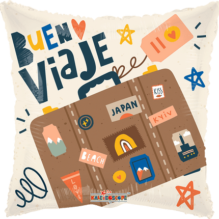 18" GB Balloon Bon Voyage Suitcase