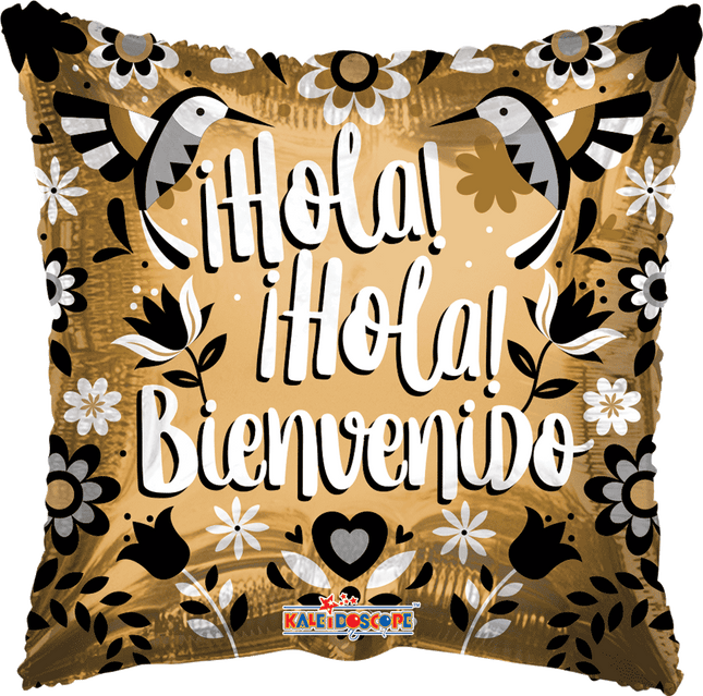 18" Globo Hola Bienvenido