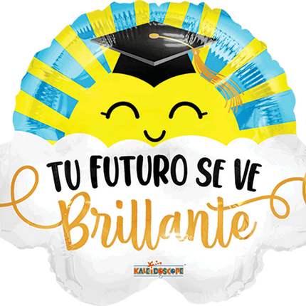 18" Futuro Brillante Grad Nube