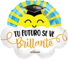 18" Futuro Brillante Grad Nube