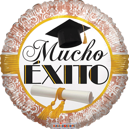 18” Mucho Éxito Grad Rosa Gold