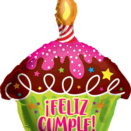 "18" Pastelito De Chocolate Cumpleaños