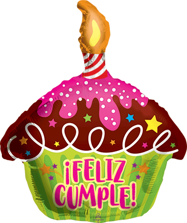 "18" Chocolate Birthday Cupcake