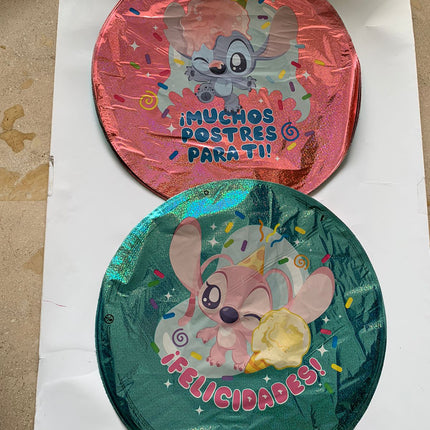 17" Stitch and Angel Desserts