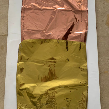 18" Two-Tone Rose Gold/White Gold Square