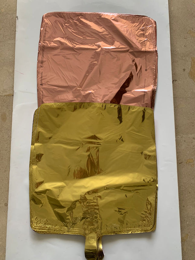 18" Two-Tone Rose Gold/White Gold Square