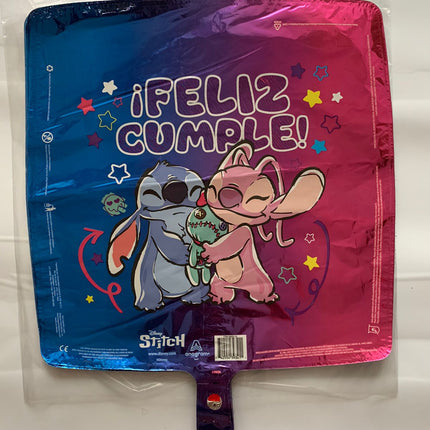 18″ Sticth y Angel Feliz Cumple