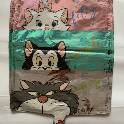20″ Disney Cats Feliz Cumple