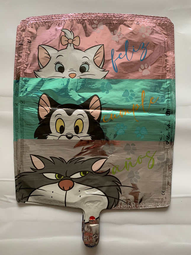 20″ Disney Cats Feliz Cumple