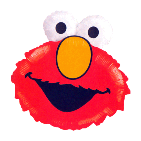 Globo Metálico Elmo Plaza Sésamo de 25" (64 cm)