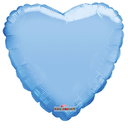 Globo Metálico Corazón Azul Pálido Macaron Gellibean de 18" (45 cm)