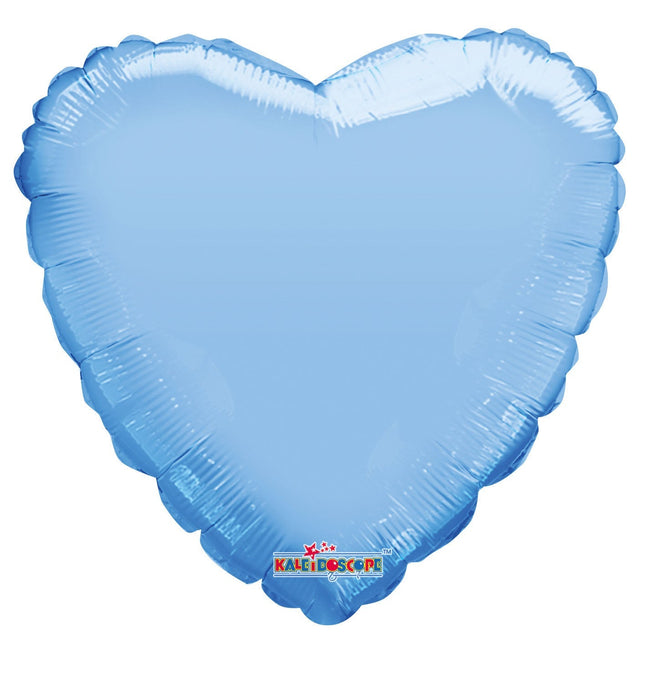 Globo Metálico Corazón Azul Pálido Macaron Gellibean de 18" (45 cm)