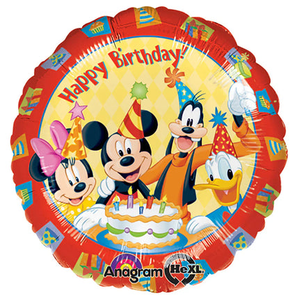 18" Mickey &amp; Friends Happy BDAY