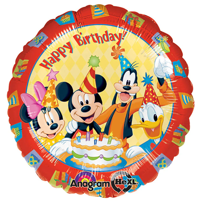 18" Mickey &amp; Friends Happy BDAY
