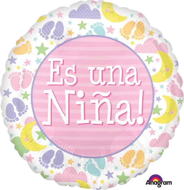 Globo Metálico Es Un Niño Baby Shower de 18" (45 cm)