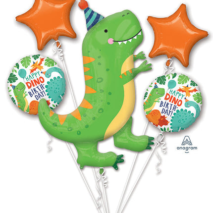 Bouquet de Globos Dinosaurios Cumpleaños
