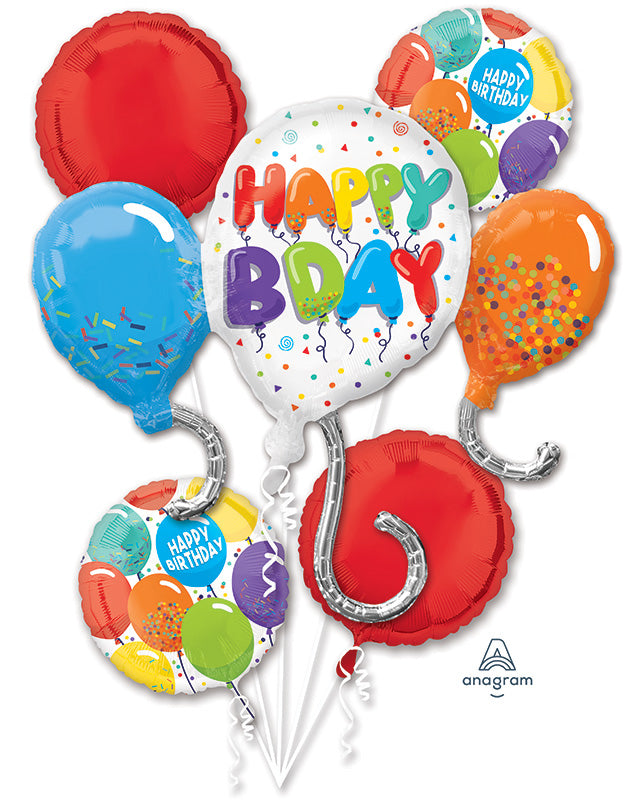 Bouquet de Globos Cumpleaños Celebración