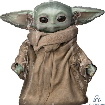 Globo Metálico Grogu Star Wars El Mandaloriano de 25" (64 cm)
