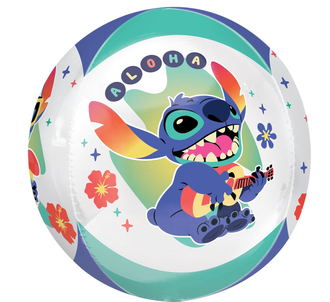 Globo Orbz Lilo y Stitch Disney de 16" (40 cm)
