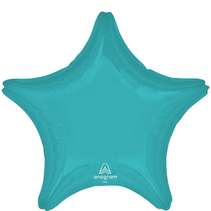 Globo Metálico Estrella Azul de 18" (45 cm)