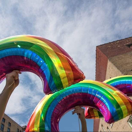 34″ Iridescent Rainbow Holographic