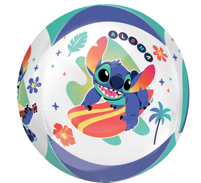 Globo Orbz Lilo y Stitch Disney de 16" (40 cm) – imagen 2