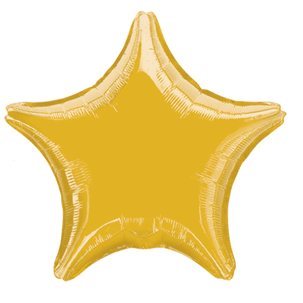 22" Gold Estrella Metálica