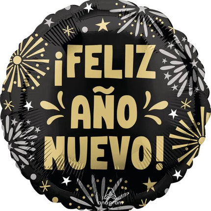 17" Happy New Year Fireworks