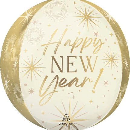 16" Golden Soiree New Year Orbz