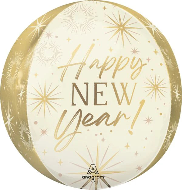 16" Golden Soiree New Year Orbz
