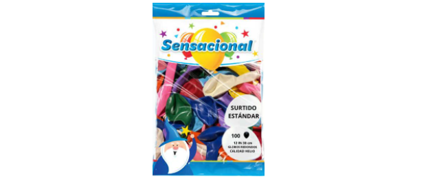 12" Surtido Estándar Sensacional 50pzas