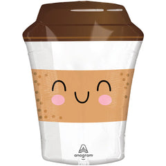 Globo Metálico Vaso de Café de 21" (53 cm)